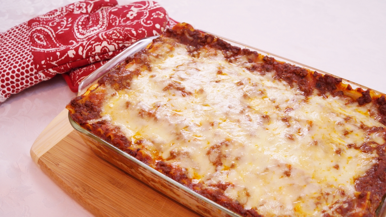 Beef And Cheese Lasagna Dishin With Di Cooking Show Recipes